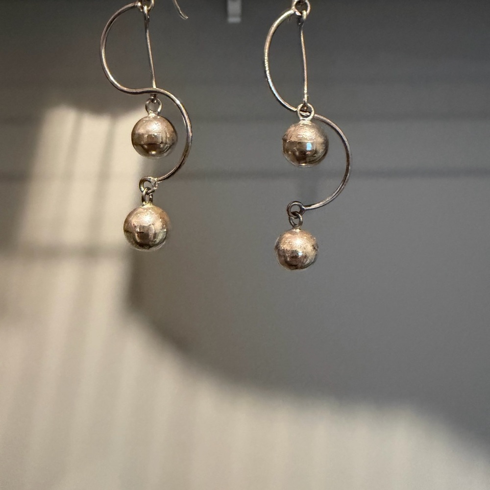 Elegant Silver Dangle Earrings